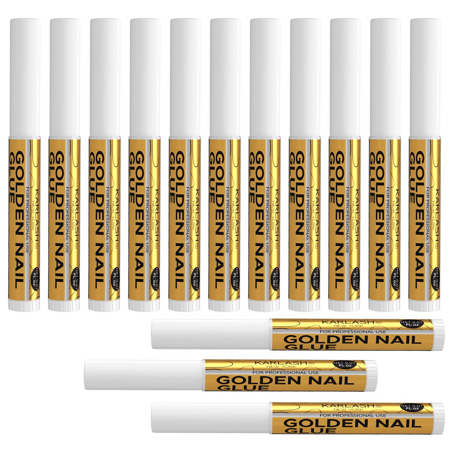 14 PC Nail Tip Glue - Strong Adhesive Super Bond for Acrylic Nails Tips - 0.07 oz Each Glue
14 PC Acrylic Nail Glue - Cl